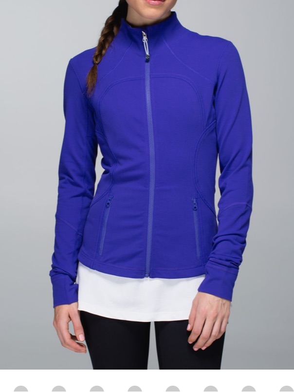 Lululemon Blue “Bruised Berry” Zip-Up Define Jacket Sz 6
